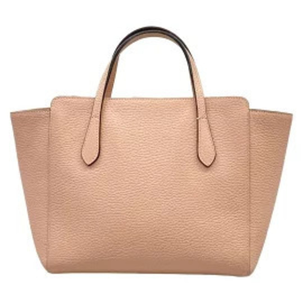 Gucci Swing Tote Bag Pink Leather - Picture 2 of 5